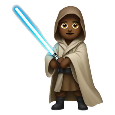 A jedi with a lightsaber called Tatschl  sticker