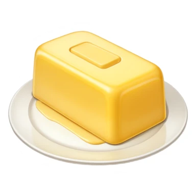 Big Butter on the white plate  sticker