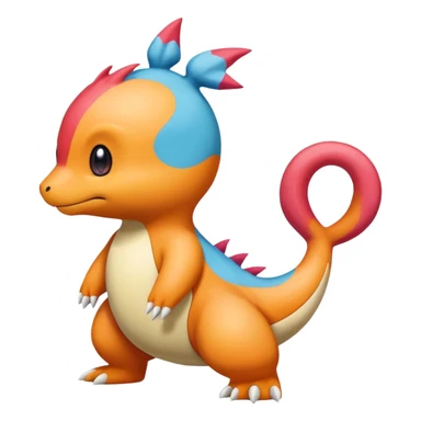 Mezprit-Charmander-Milotic-Oshawott-Pokémon-fusion, full body sticker