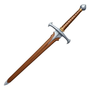 wooden sword sticker