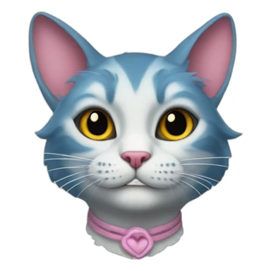 Alice in wonderland cat sticker