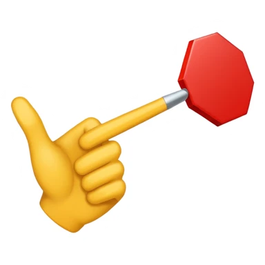 👉 Backhand Index Pointing Right Emoji in hex A80000 sticker
