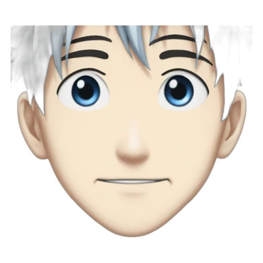 Gojo satoru from jujutsu kaisen blue eyes sticker