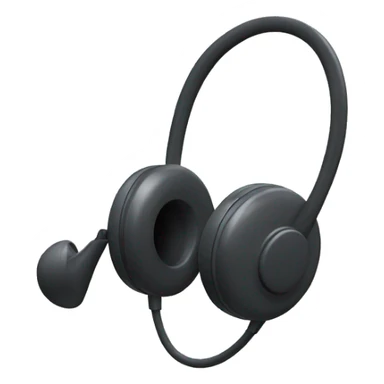 Consultation earphones sticker