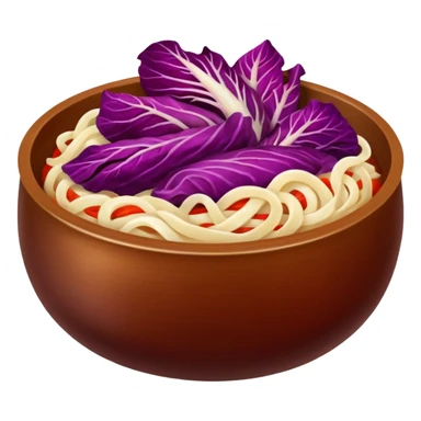 kimmchi dish brown bowl sticker