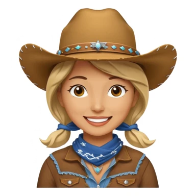 cowgirl sticker