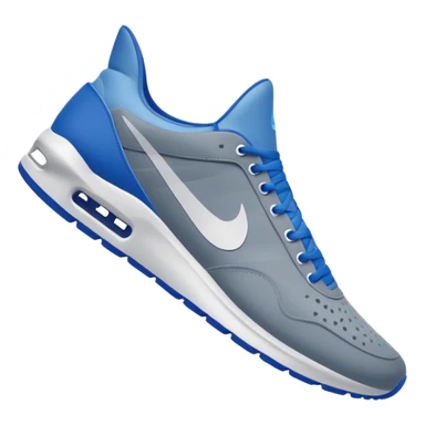 Has a un tiburón con zapatillas azules nike sticker