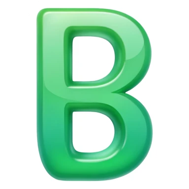 One uppercase Ukrainian Cyrillic letter: А.
Glossy green with soft gradient.
Smooth rounded shape, modern style.
Centered, no background.
 sticker