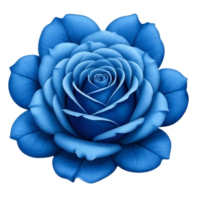 Rosa azul emoji sticker
