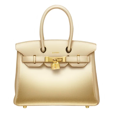Birkin bag With gold accesories sticker