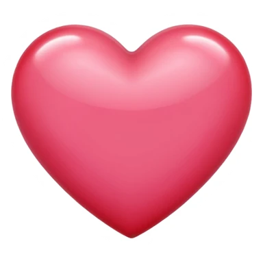 pinkish red heart sticker