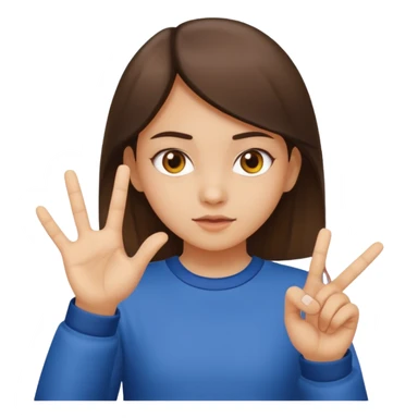 girl with middle finger sticker
