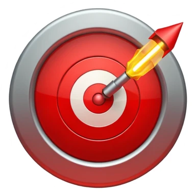 Moving target with blinking light sticker