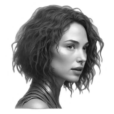 Gal gadot is Ripley,in Alien, in beksinski style and univers sticker
