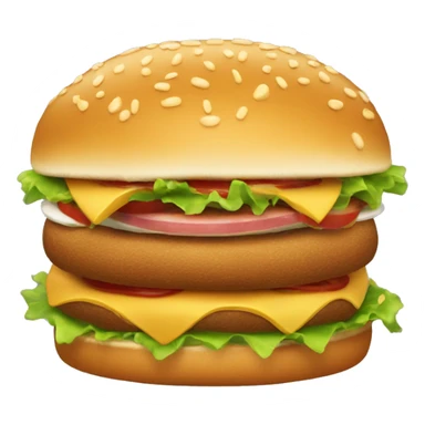 chat roux qui mange un hamburger  sticker