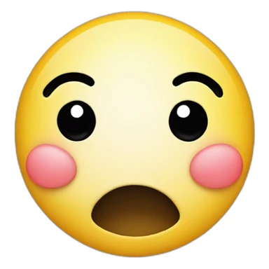 smiley face with acne sticker