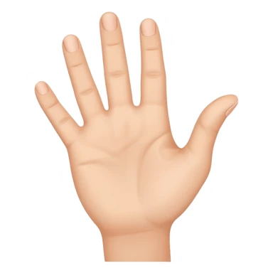 hand making an L shape sticker