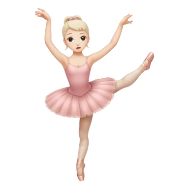 Create an emoji that is this 🙄mixed with 🤮 and at dance 🩰 sticker