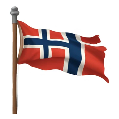 Viking Norwegian flag sticker