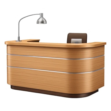 Reception desk
 sticker