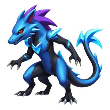  Shiny Zoroark-Salandit-Zekrom-fusion sticker
