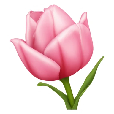 Rose kiss tulip sticker