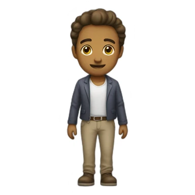 homme qui travaille  sticker