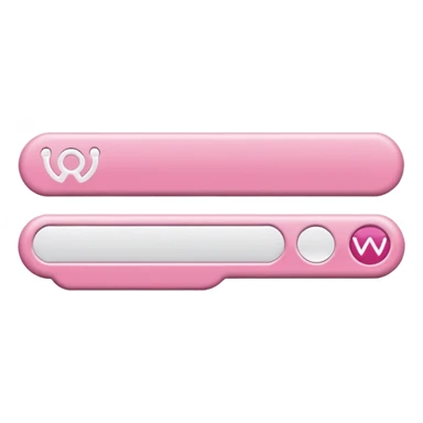 mix light pink dark pink and white girly internet seach bar with www. logo sticker
