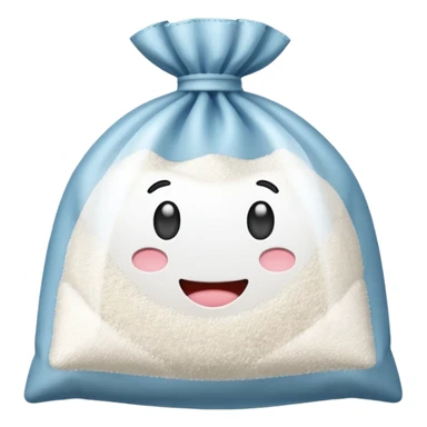 bag of sugar no face sticker