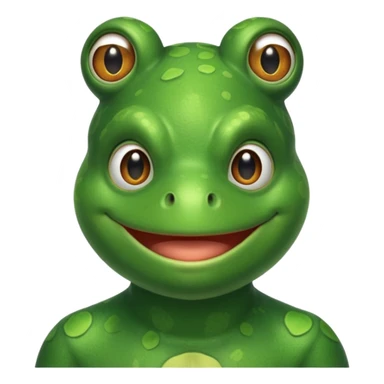 man in frog costume  sticker