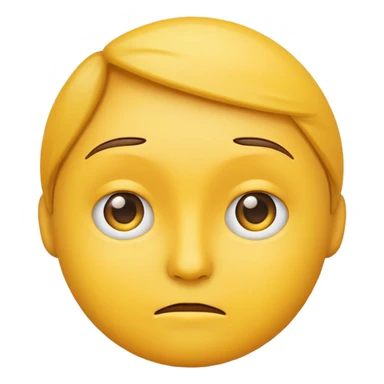 Blank emoji side eyeing sticker