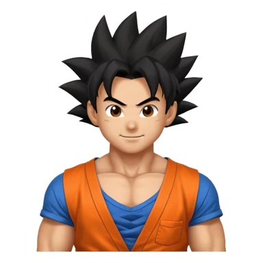 Goku imoji sticker