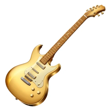 cinematic-realistic-guitar,-polished-metal,-warm-golden-reflections-dancing-along-its-surface,-soft-hands-carefully-positioned-over-the-keys,-glowing-with-an-elegant-and-airy-charm. sticker