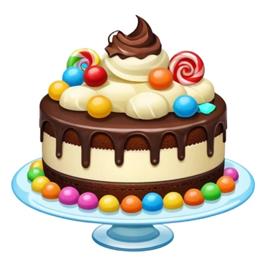 dessert flying island sticker