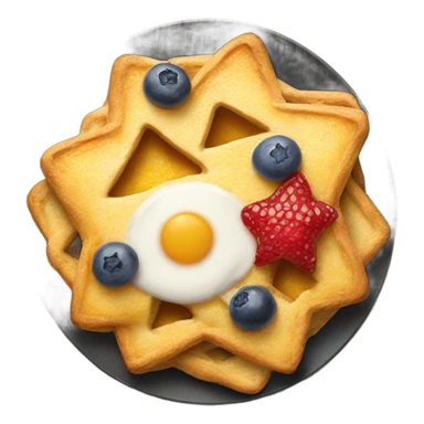 5 star Breakfast  sticker