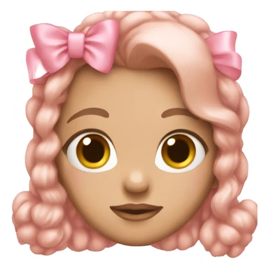 Babypink bow sticker