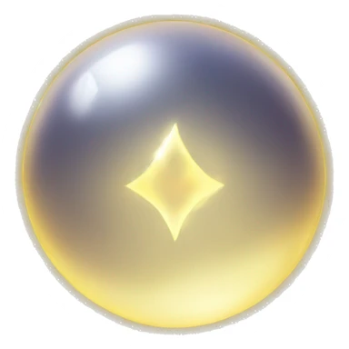 Orb of light sticker