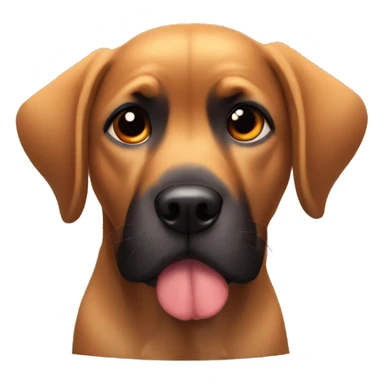 black dog, big jowls, sad puppy eyes, wings, winged dog, angel wings,red collar sticker