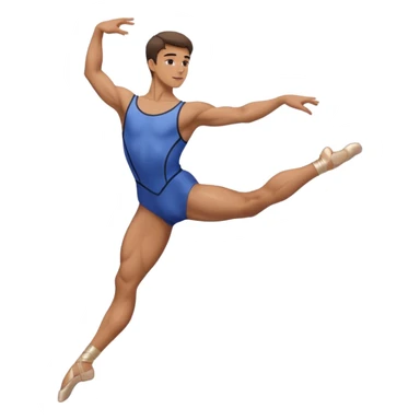 male.ballet dancer sticker