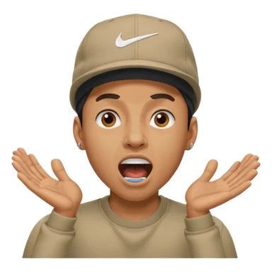 Ragazzo con cappello Nike mulatto che dice col Police in su sticker