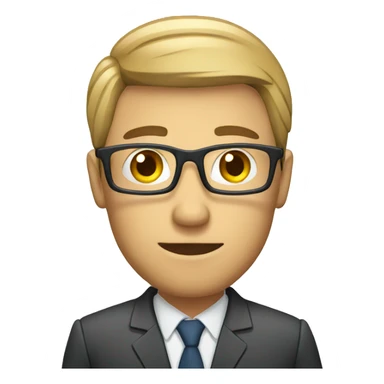 manager with glass sticker