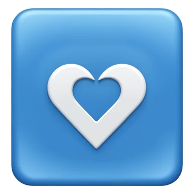 Can u make an emoji that is a blue square with a white tick in the middle of it sticker