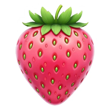 pink strawberry sticker