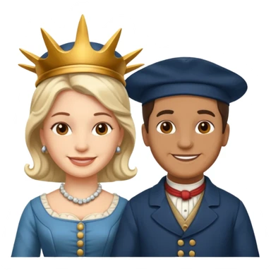 Liberty and Franklin  sticker