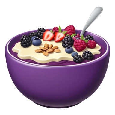 Açaí bowl sticker