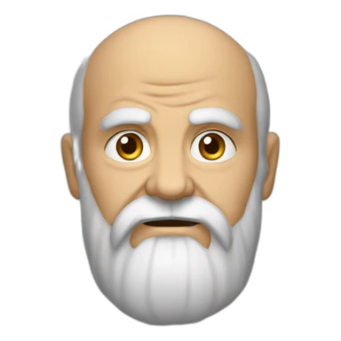 Socrate qui lève un sourcil sticker