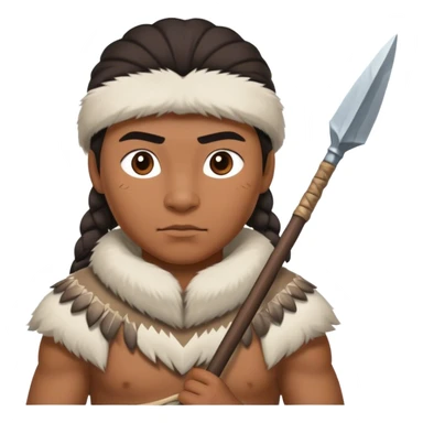 Inuit with Spear sticker
