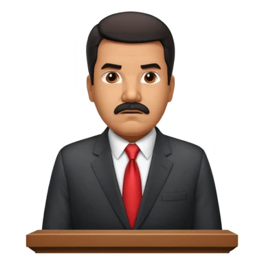 Nicolás maduro en el púlpito  sticker