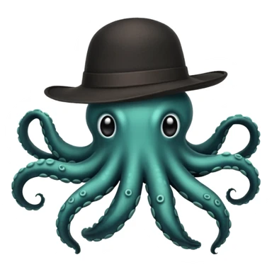 Chapeau poulpe sticker