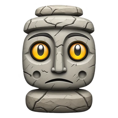 stone totem sticker